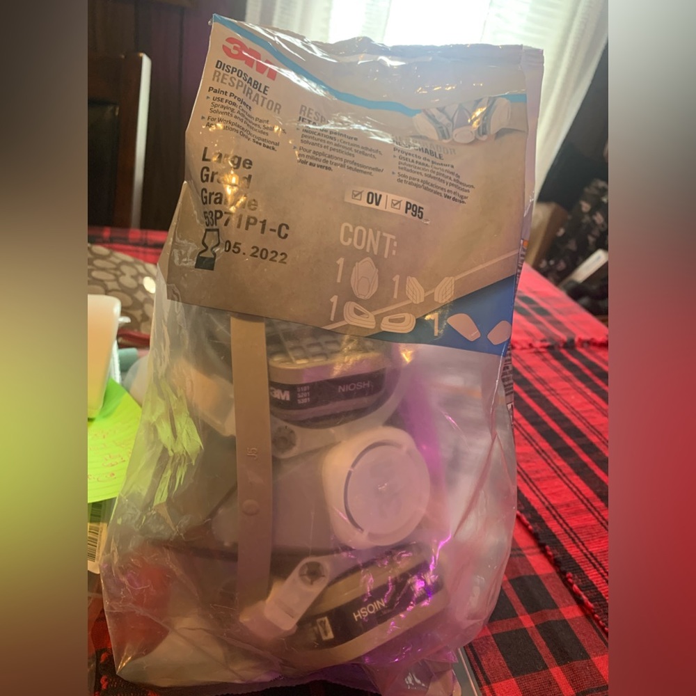 3M Disposable Respirator.OV P95 Large